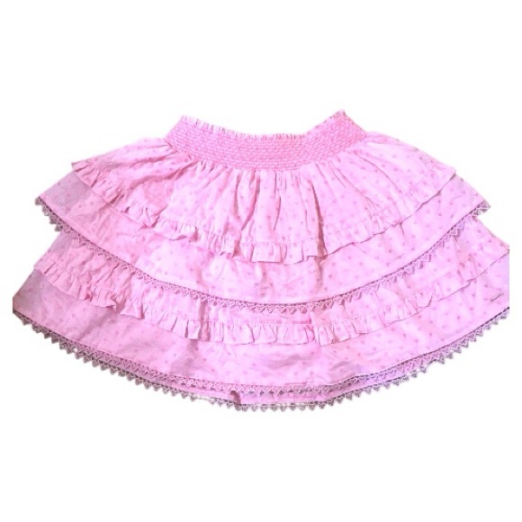 Love Shack Fancy x American Girl Girls Heart
Print Ruffled Skirt Pink L 14/16 - Picture 2 of 9